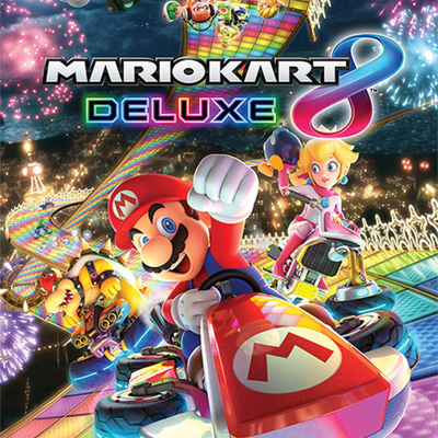 MK Affiche officiel du jeu vidéo Mario Kart 8 Deluxe